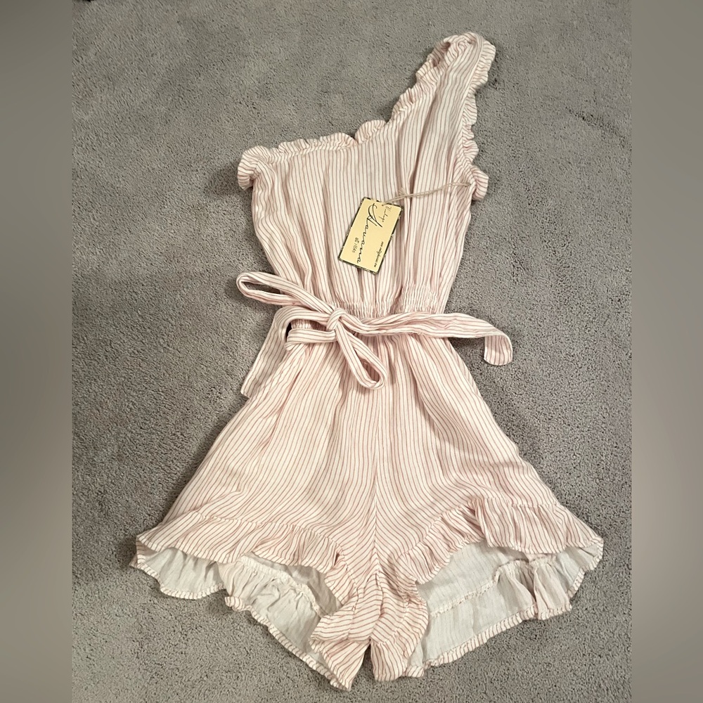 Vintage Havana one shoulder romper